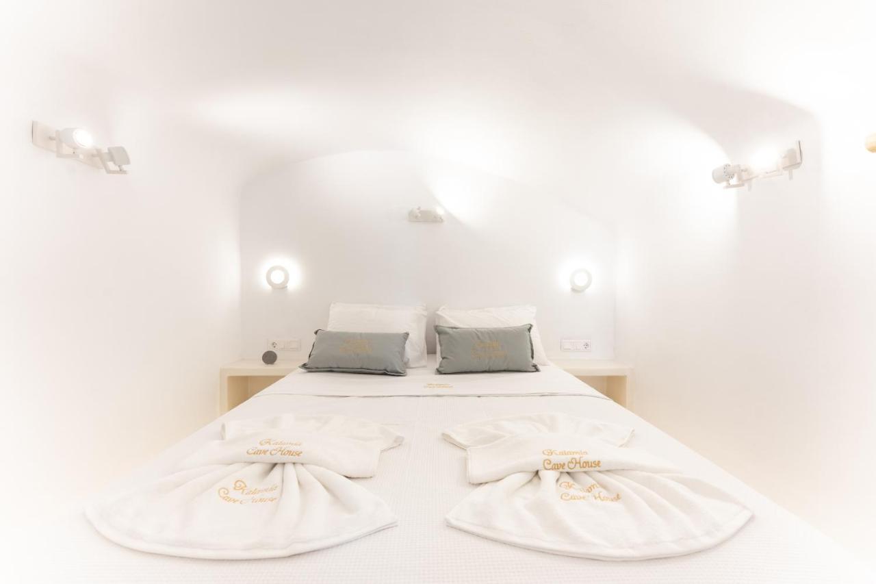 Kalamia Cave House Villa Pyrgos Kallistis Bagian luar foto