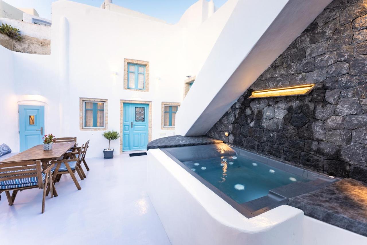 Kalamia Cave House Villa Pyrgos Kallistis Bagian luar foto